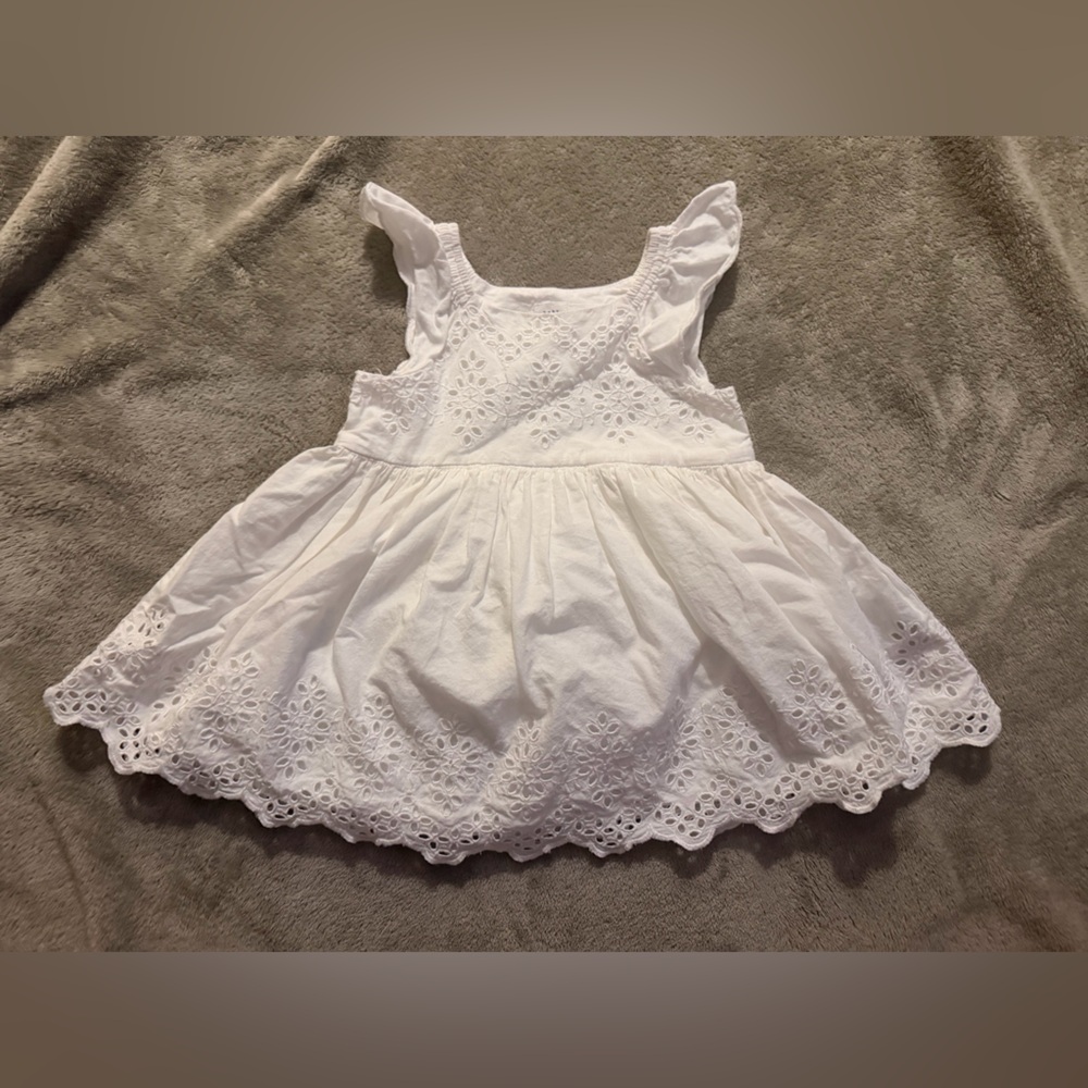 GAP Baby White Eyelet Dress